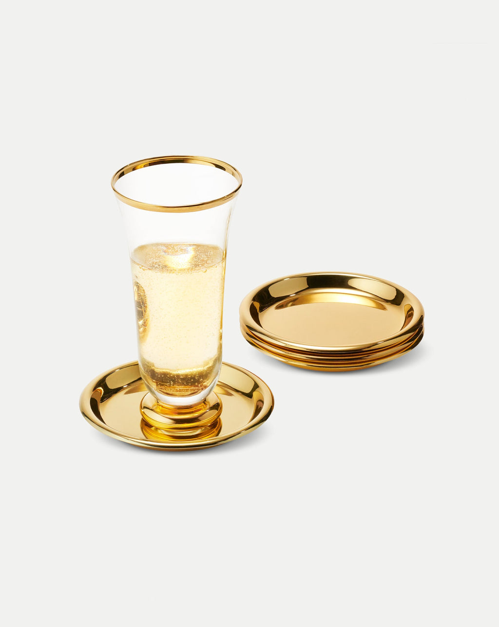 Ensemble de sous-verres Marzia Gold