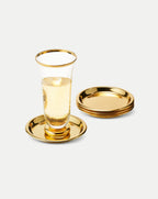 Ensemble de sous-verres Marzia Gold