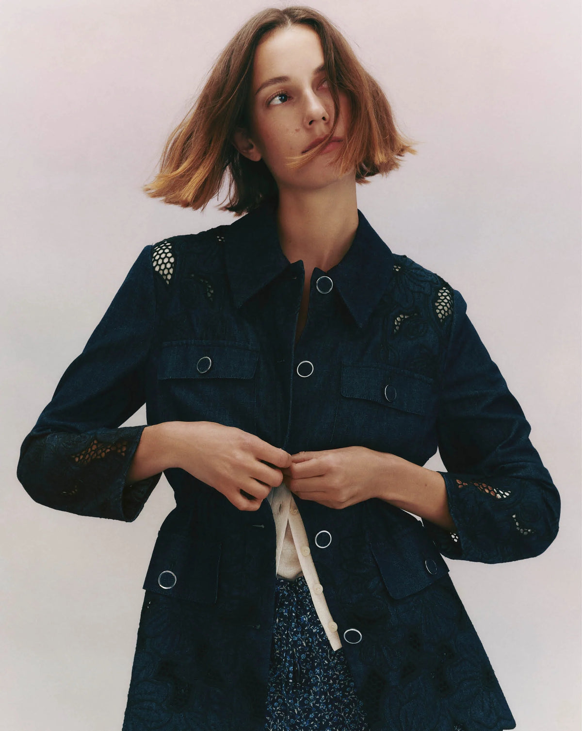 Kiki Eyelet Jacket
