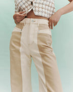Jean Taylor large en couleur contrastée
