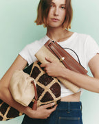 Pochette Veronica Beard Raffia Dash