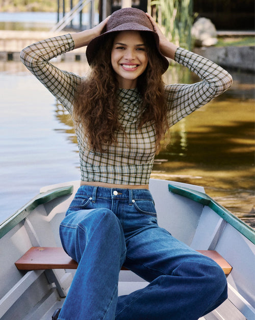 Chapeau bob en raphia Felix