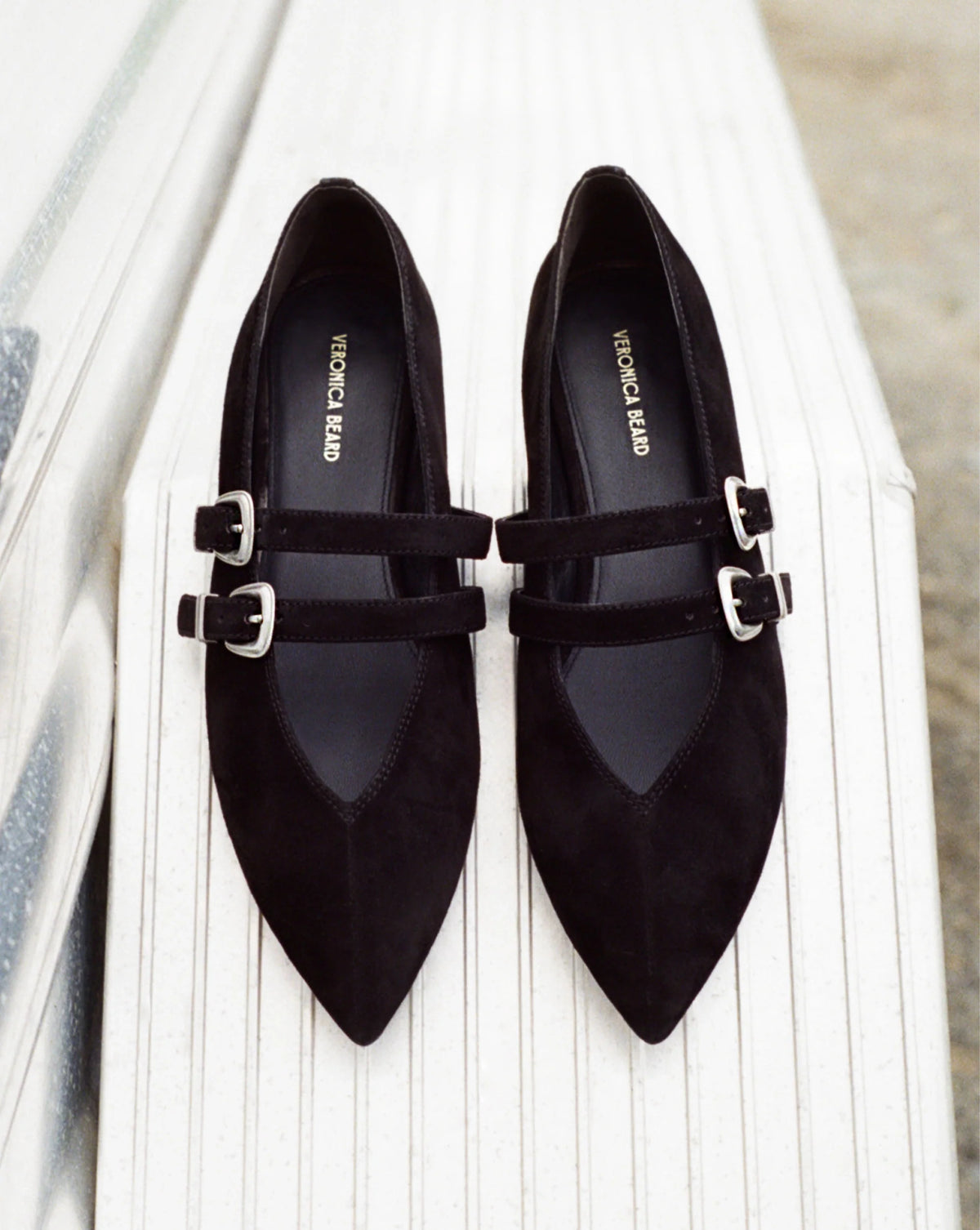 Ballerine Mary Jane en suède Bancroft
