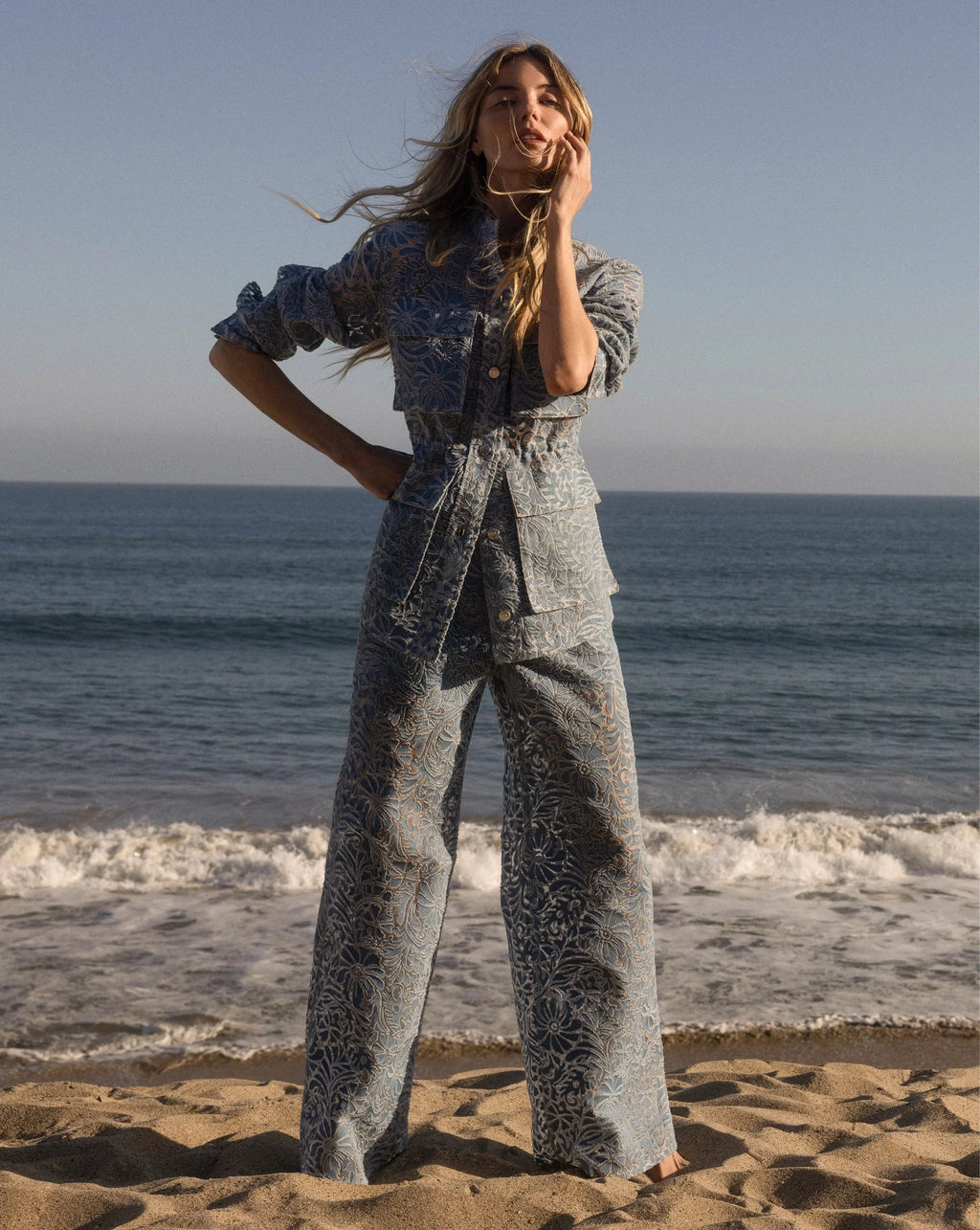 Lane Burnout Denim Jacket