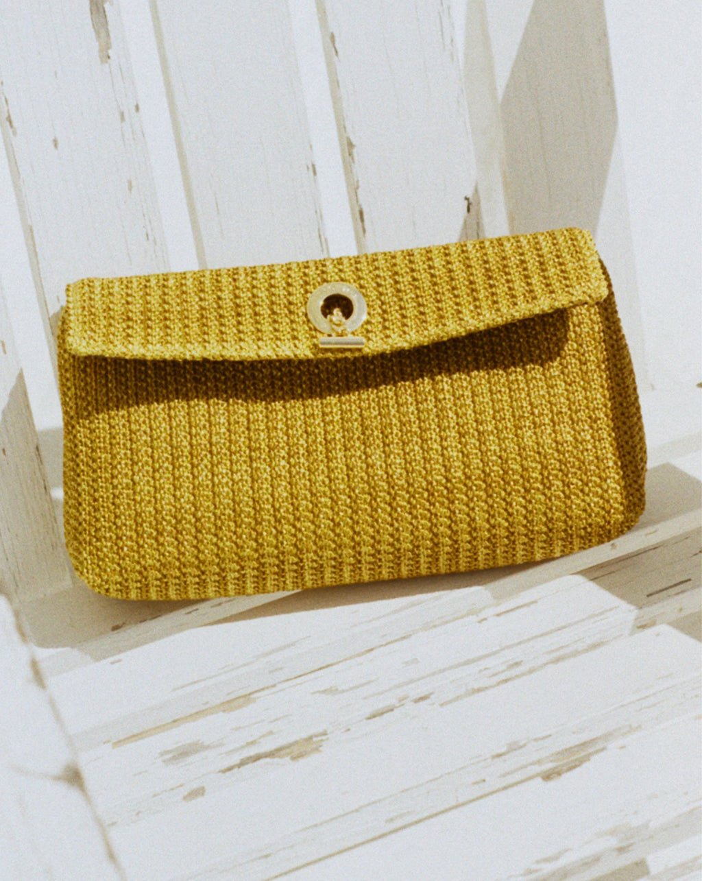 Pochette en raphia avec ancre