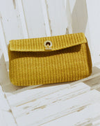 Pochette en raphia avec ancre