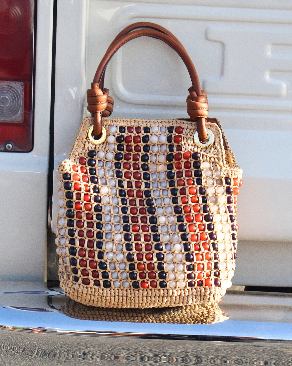 Small Beaded Veronica Beard Slouch Bag