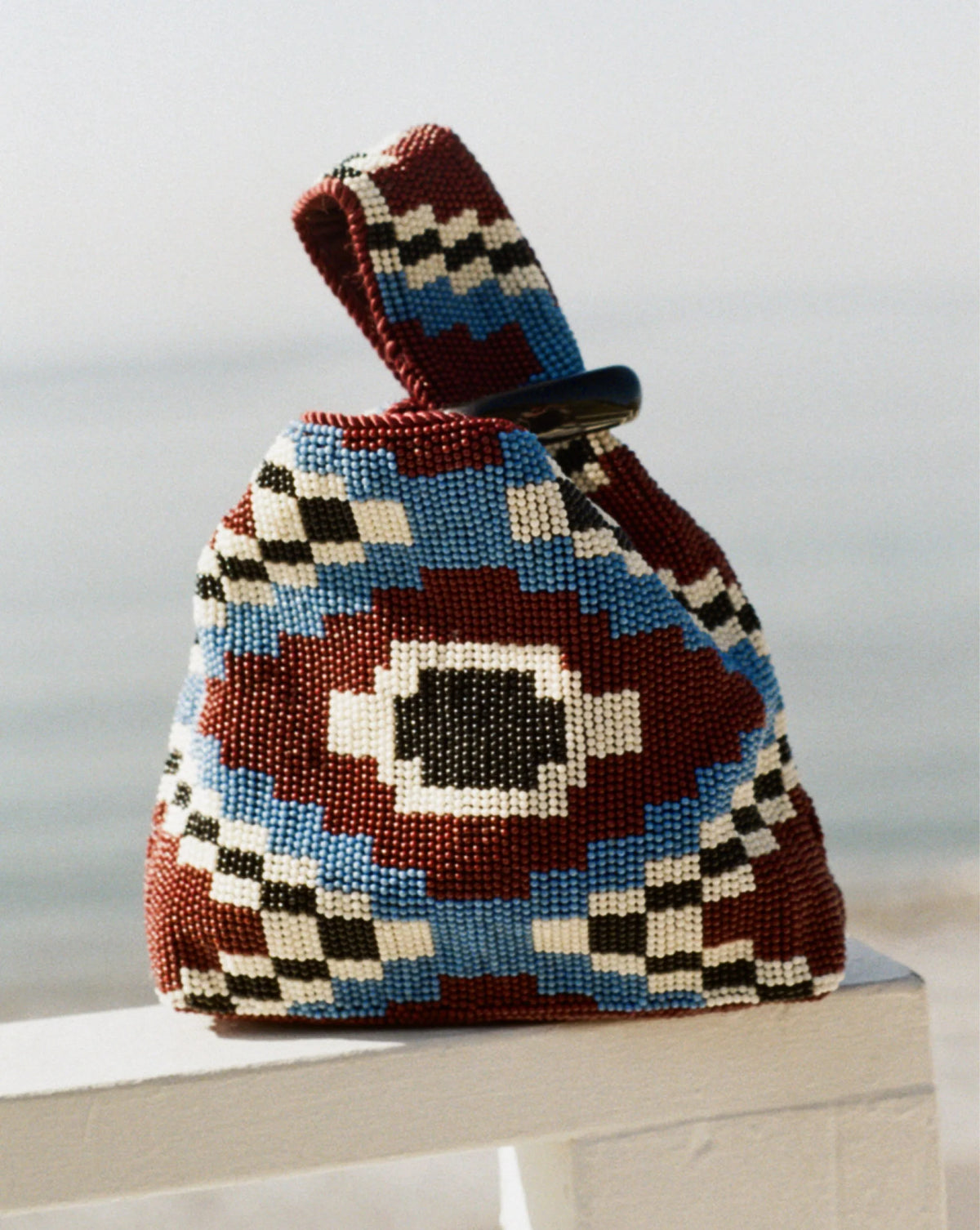 Beaded Veronica Beard Swing Clutch
