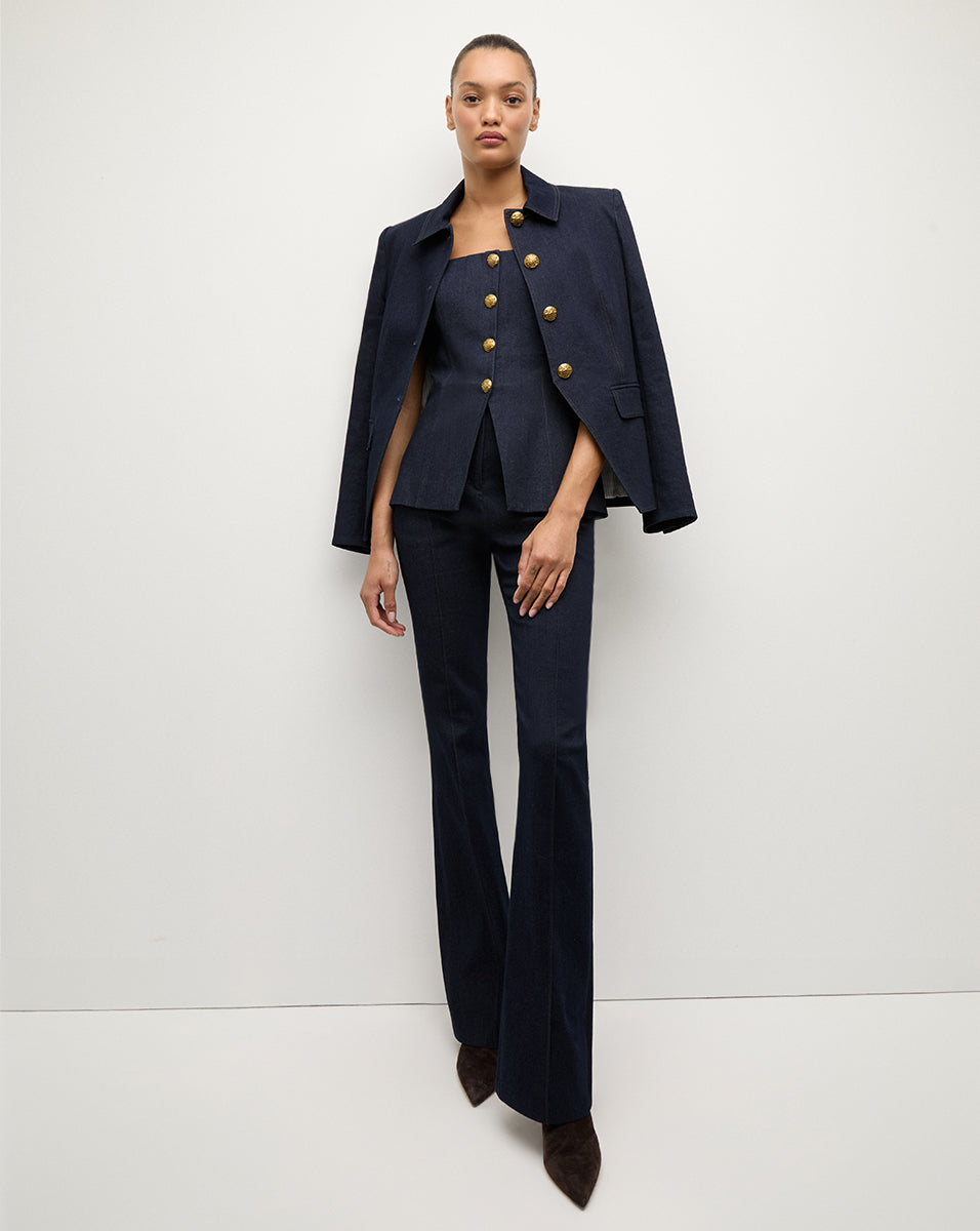 Pantalon en jean Gracie à ceinture