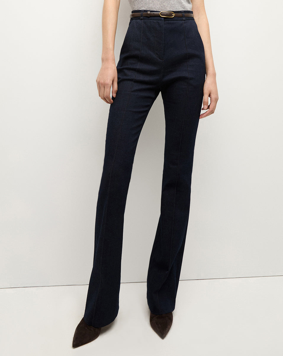 Pantalon en jean Gracie à ceinture