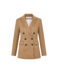 Ellette Italian Camel Hair Dickey Jacket