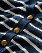 Solene Striped Cashmere Cardigan