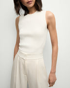 Sid Crewneck Knit Tank Top