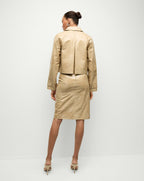 Kian Coated Leather Jacket