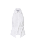 Regina Sleeveless Button-Down Shirt