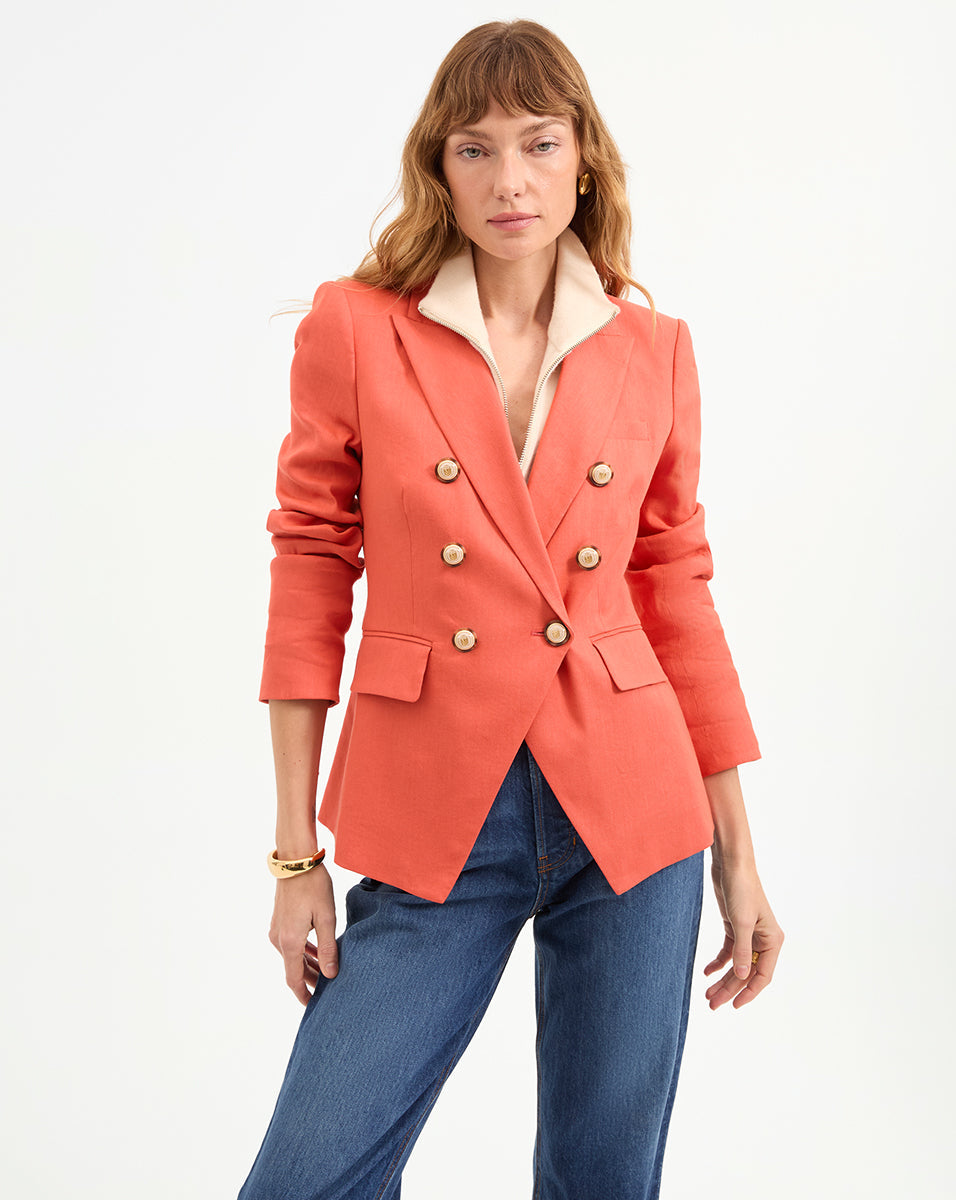 Miller Stretch-Linen Dickey Jacket