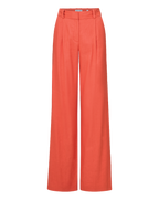 Heyser Wide-Leg Stretch-Linen Pant