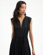 Alina Eyelet Maxi Dress - Famous | Online Store