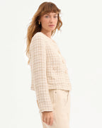 Andrea Metallic Tweed Jacket - Famous | Online Store