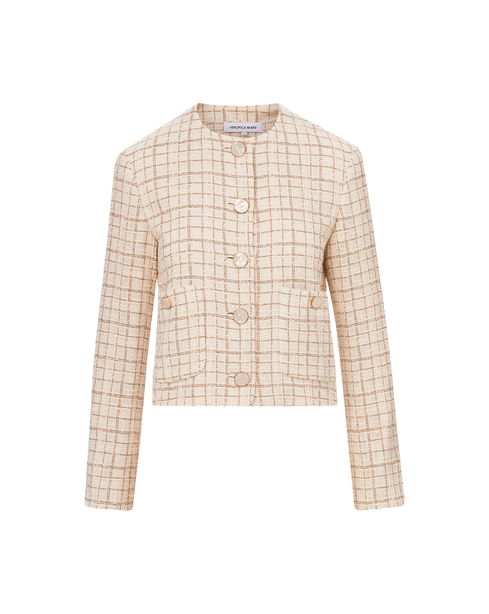 Andrea Metallic Tweed Jacket - Famous | Online Store