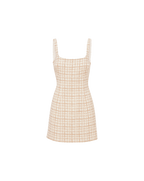 Robe en tweed métallisé Bridgitte