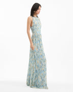 Robe longue plissée Yardley