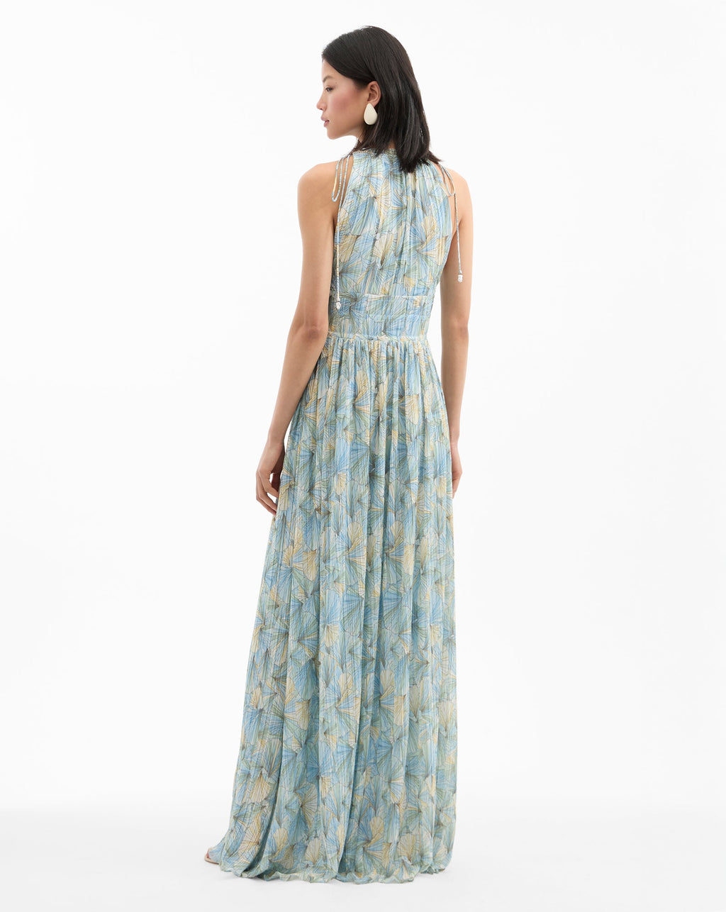 Robe longue plissée Yardley