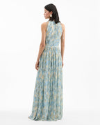 Robe longue plissée Yardley
