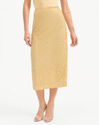 Allora Beaded Midi Skirt - Famous | Online Store