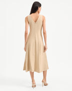 Robe midi plissée Lou