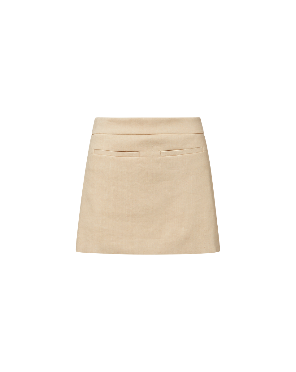 Alvara Stretch-Linen Skort - Famous | Online Store