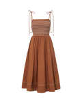 Kaela Smocked Midi Dress