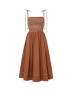 Kaela Smocked Midi Dress