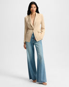 Long and Lean Satin Dickey Jacket