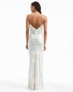Robe longue Madison en satin
