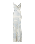 Robe longue Madison en satin
