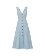 Robe midi plissée Lou