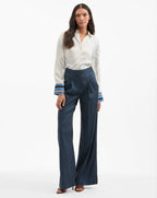 Pantalon Rimini ample à rayures