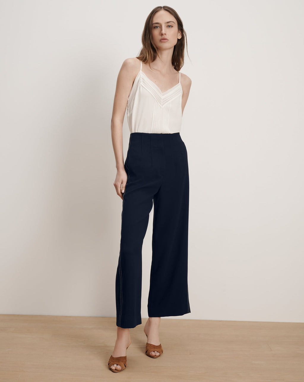 Pantalon Ellin coupe large écourtée