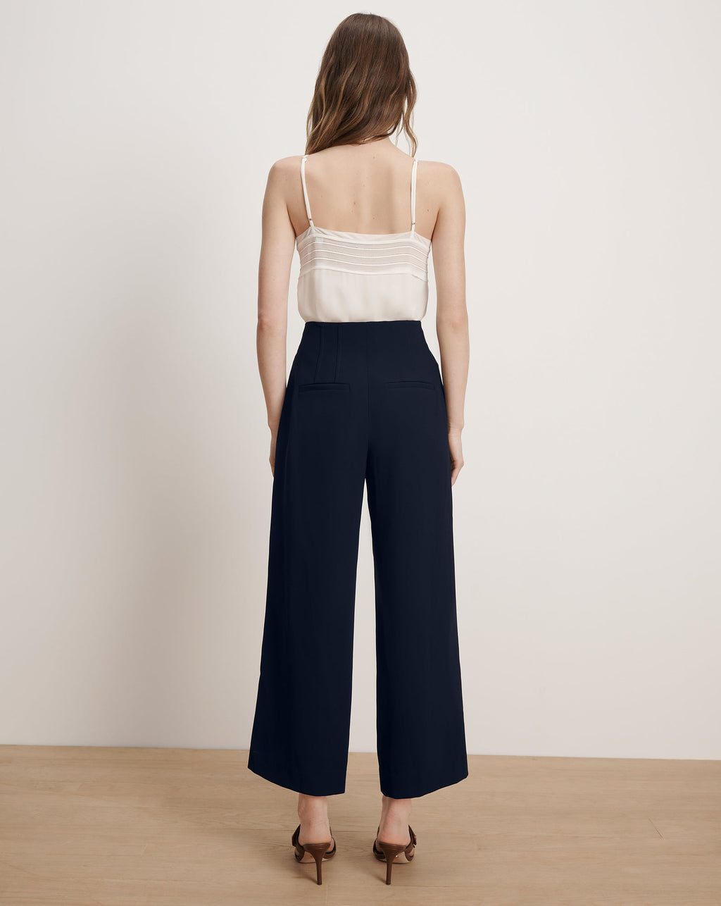 Pantalon Ellin coupe large écourtée