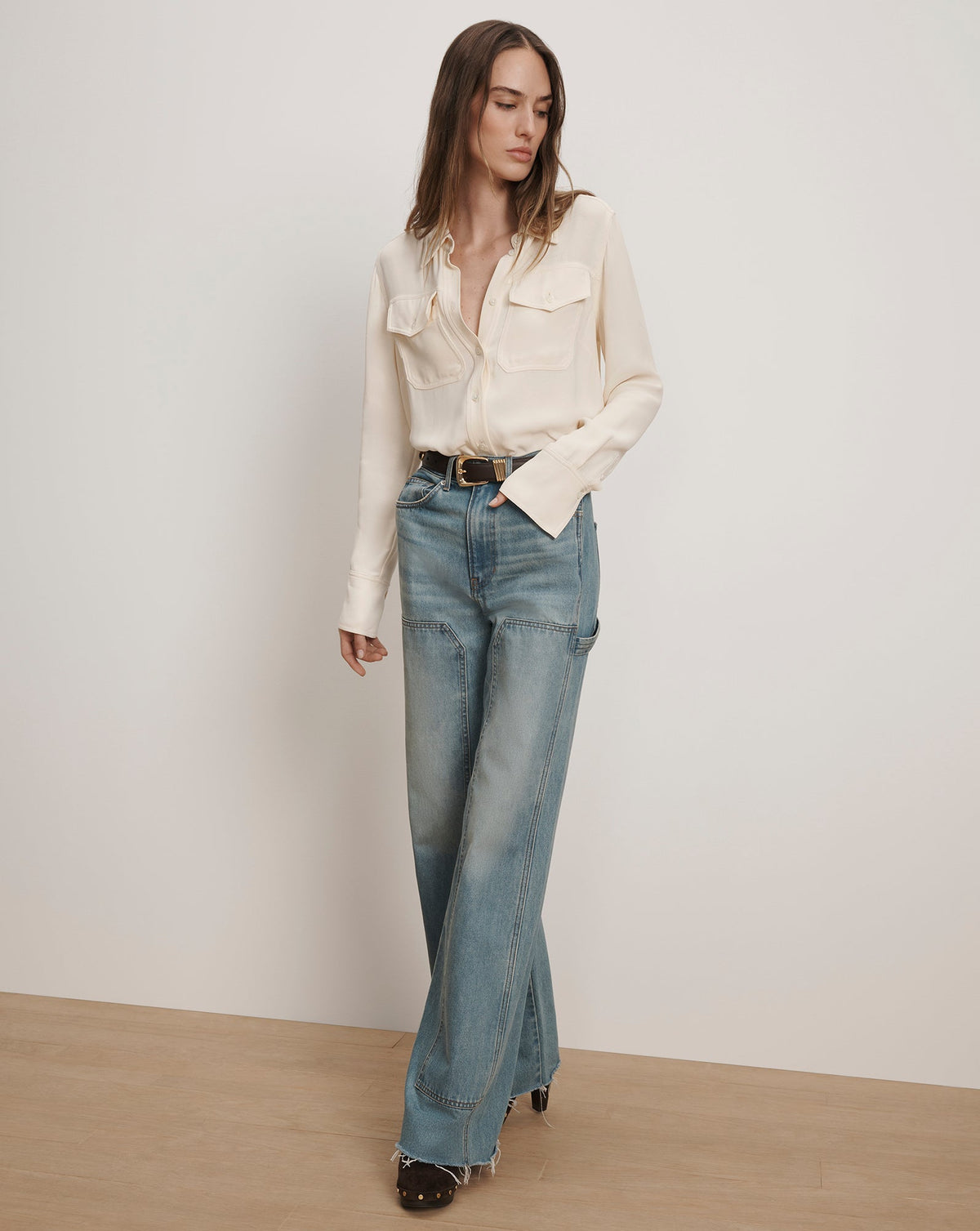 Pepper Button-Down Blouse
