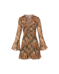 Adrienne Silk Mini Dress - Famous | Online Store