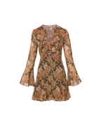 Adrienne Silk Mini Dress - Famous | Online Store