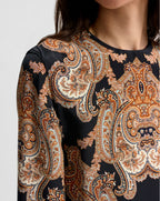Karisse Paisley Silk Blouse