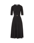 Robe midi Elthea ceinturée