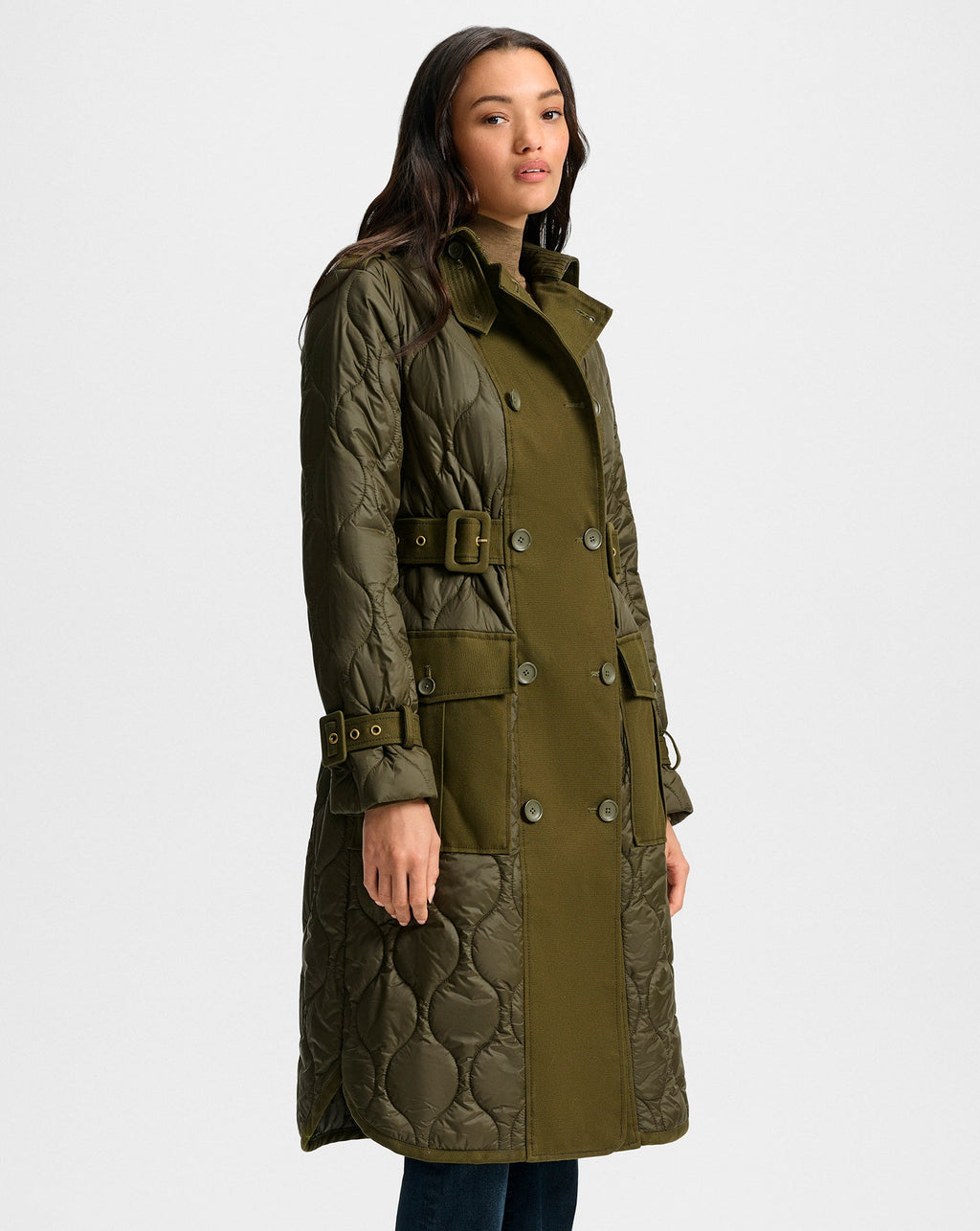 Trench-coat matelassé Newberry