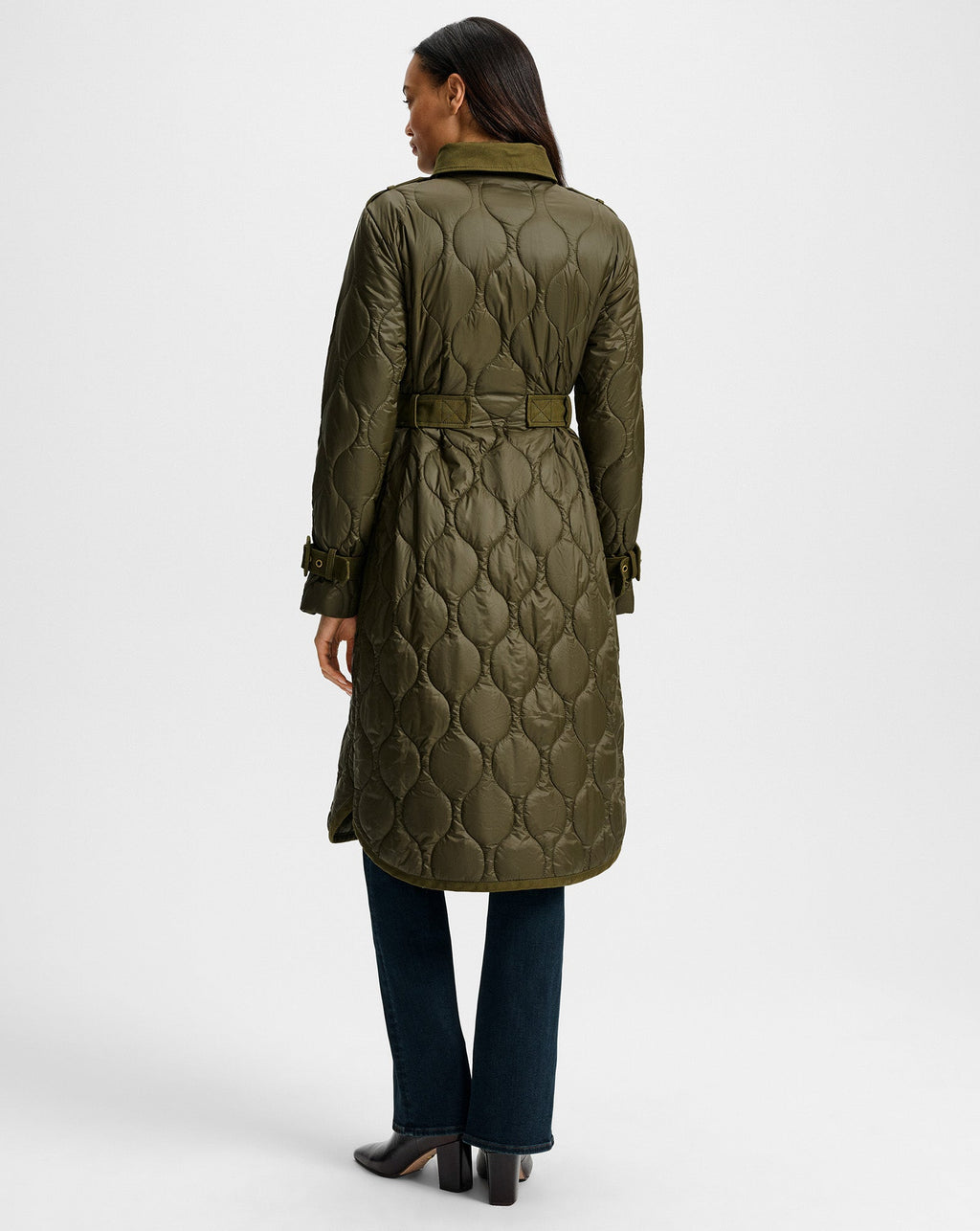 Trench-coat matelassé Newberry