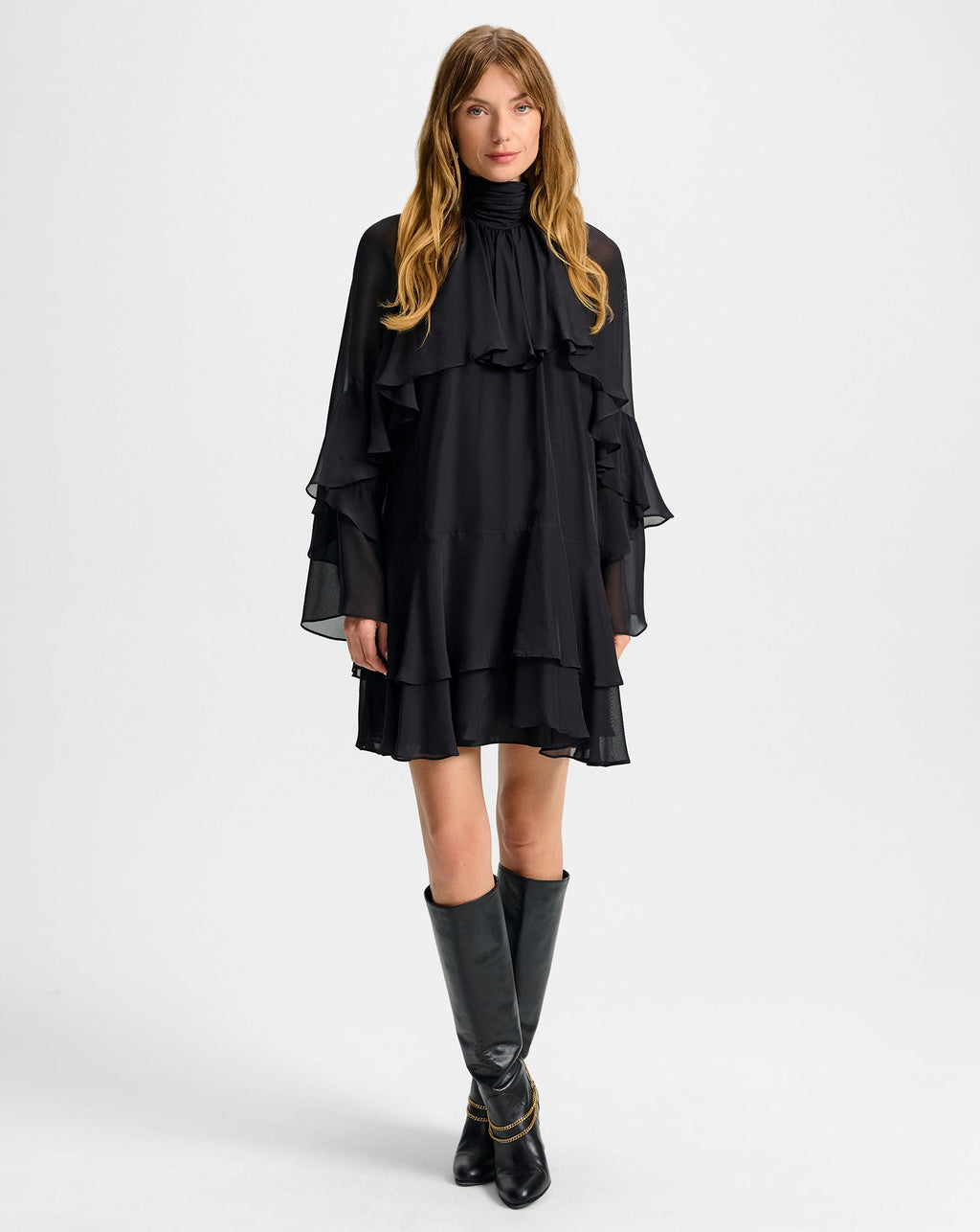 Adlington Silk Mini Dress - Famous | Online Store