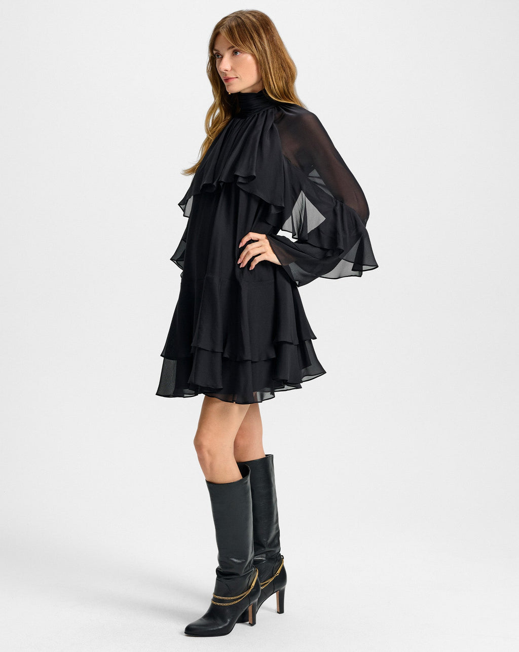 Adlington Silk Mini Dress - Famous | Online Store