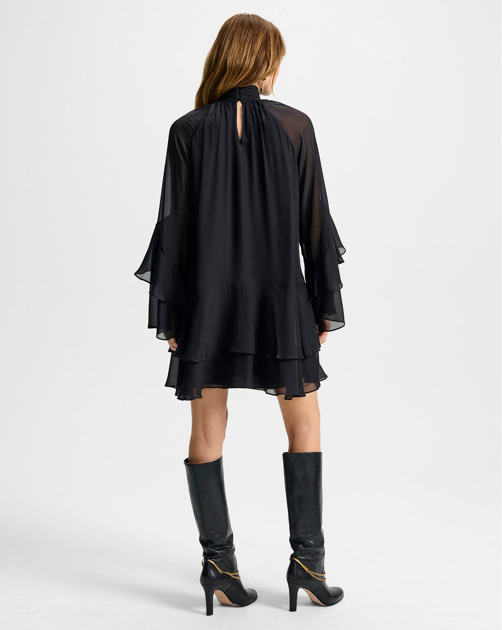 Adlington Silk Mini Dress - Famous | Online Store